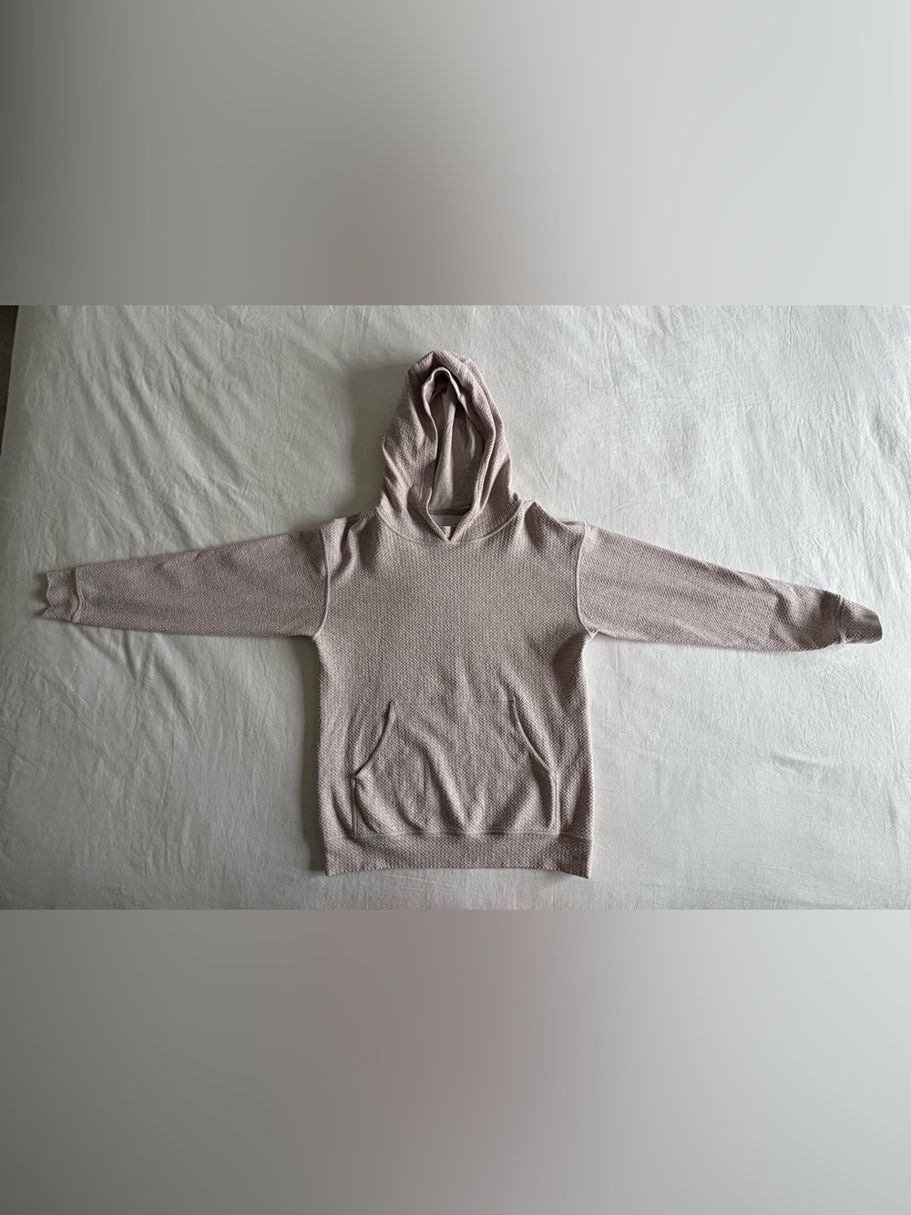 Lululemon All Yours Hoodie *Bubble Dot — Heathered Oatmeal / Sand (Size 8)